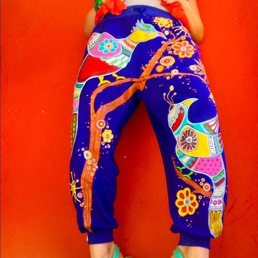 Handpainted “Birdies” sweats